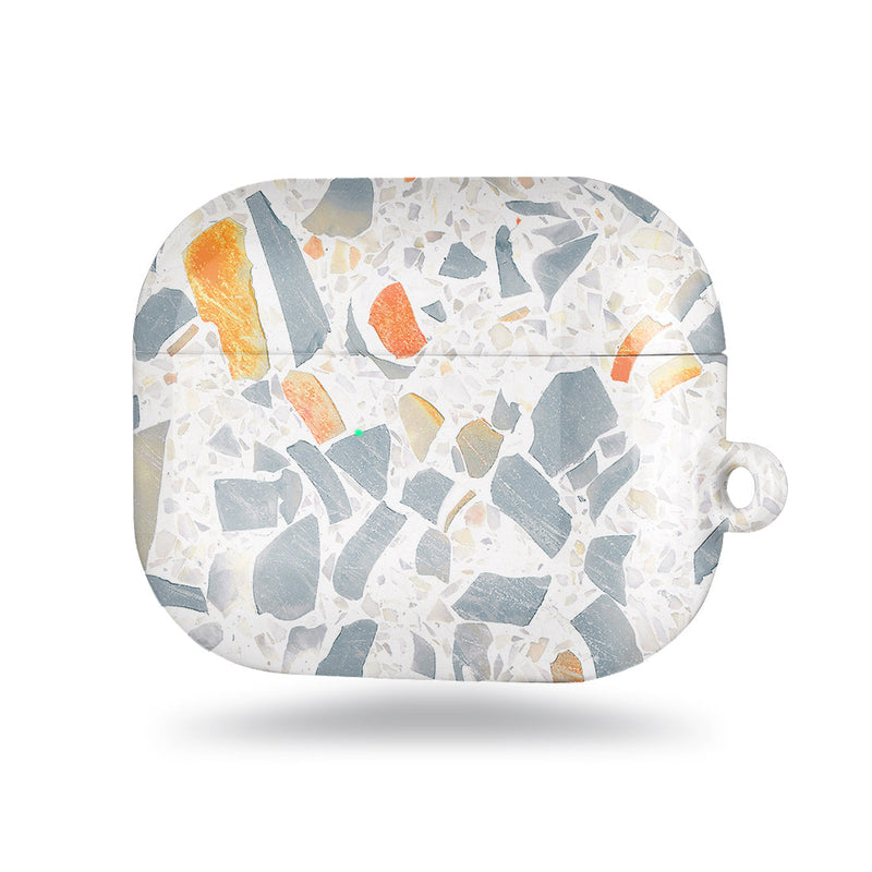 灰色水磨石 客製化 AirPods Pro 保護殼