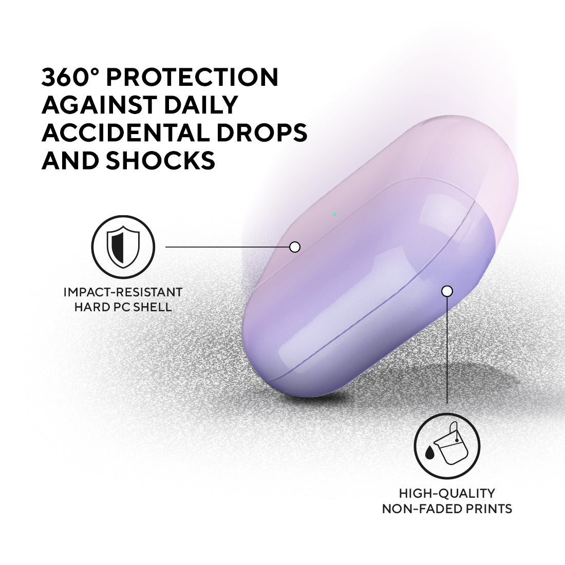 紫藍色粉彩 | AirPods 3 保護殼