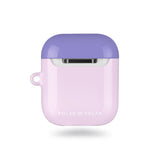 紫藍色粉彩 客製化 AirPods 保護殼