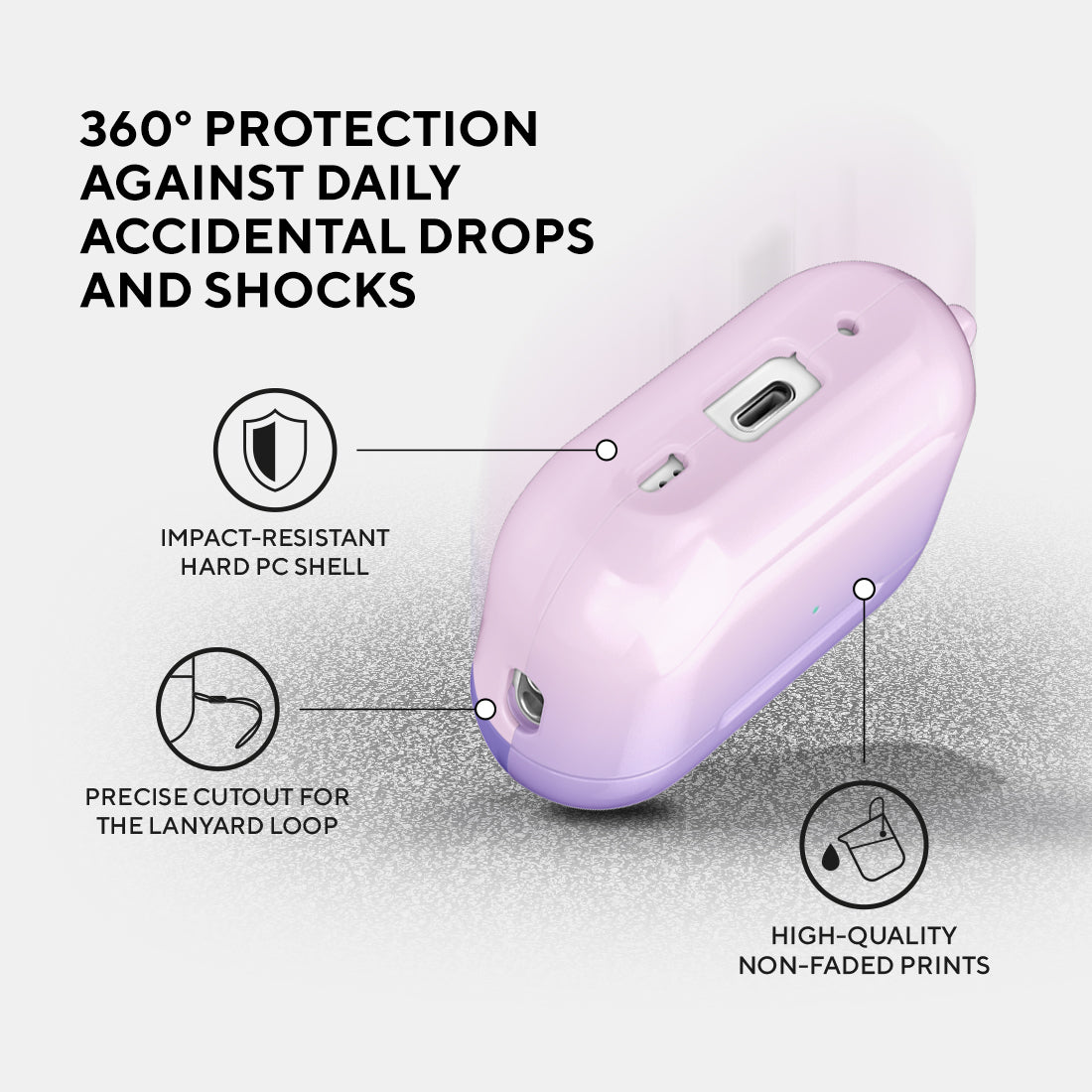 Violet Blue Pastel | AirPods Pro 2 Case