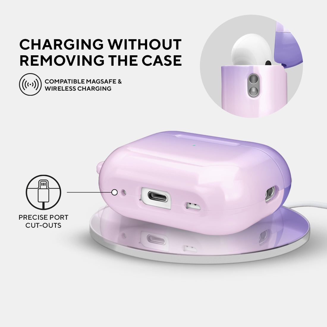 Violet Blue Pastel | AirPods Pro 2 Case