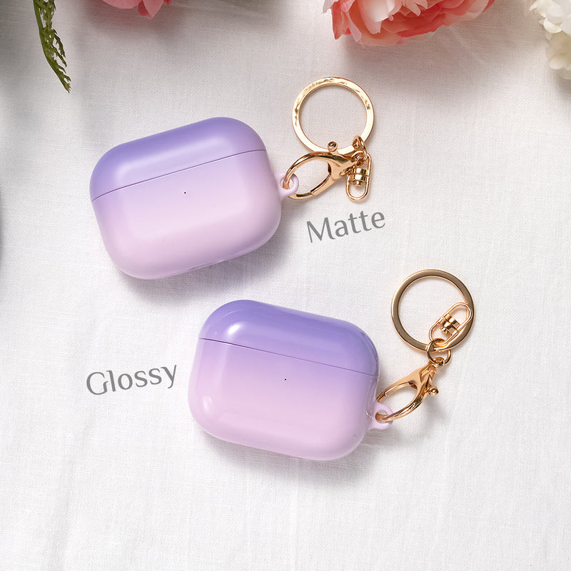 紫藍色粉彩 客製化 AirPods Pro 保護殼