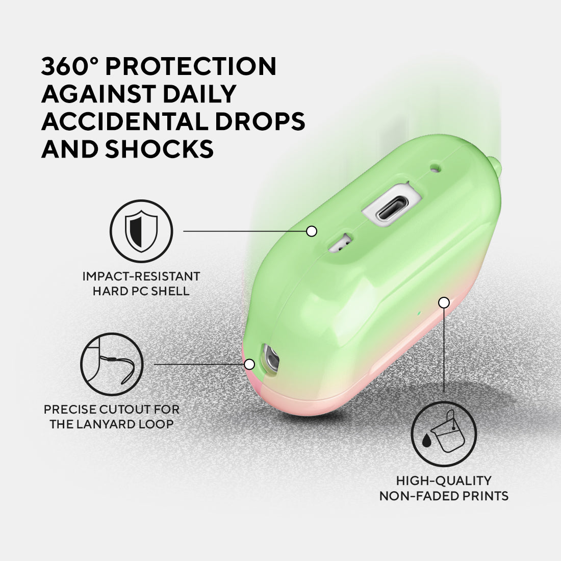 西瓜冰粉彩 | AirPods Pro 2 耳機保護套