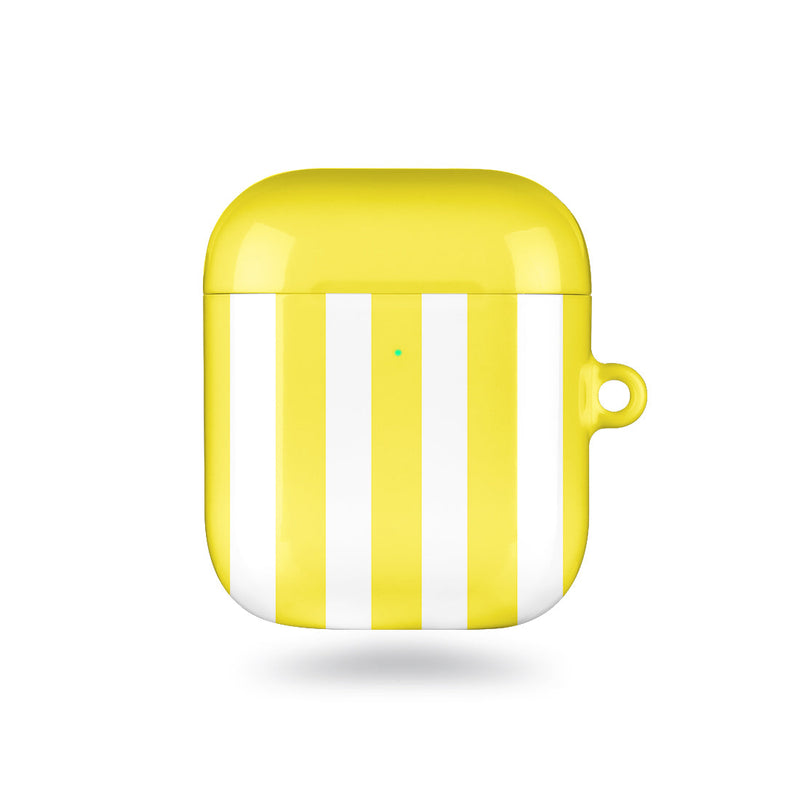 Yellow Stripe | Custom AirPods Case