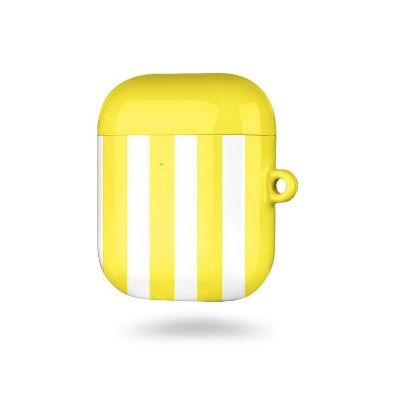 Yellow Stripe | Custom AirPods Case