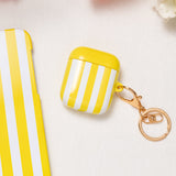 Yellow Stripe | Custom AirPods Case